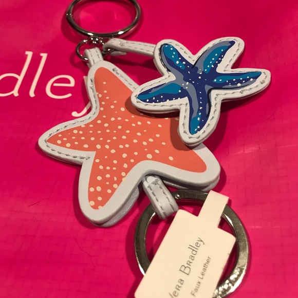 Vera Bradley Accessories - New, Vera Bradley Starfish key chain❤️